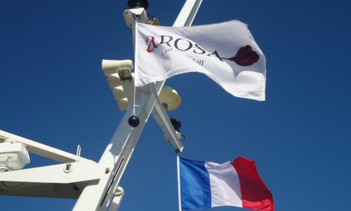 Flagge A-ROSA Frankreich auf der Seine