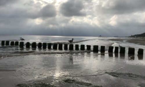 Usedom Strand am Abend