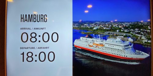 Hurtigruten ab Hamburg - Abreise