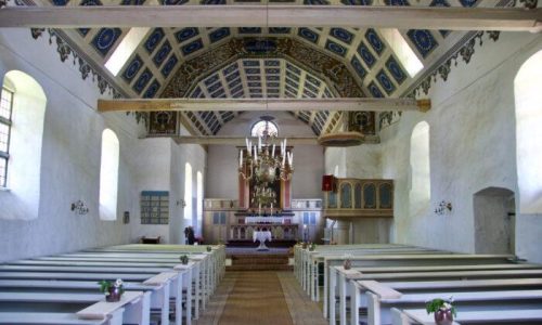 Usedom Benzer Kirche Sternenhimmel