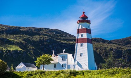Leuchtturm Norwegen Godoy Insel