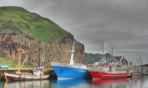 Heimaey Hafen Island Hurtigruten 2023