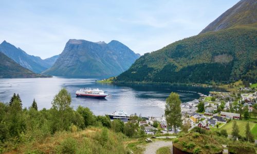 Hjørundfjord Norwegen Hurtigruten