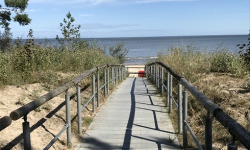 Usedom Steg zum Strand