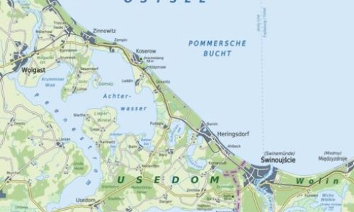 Usedom Landkarte