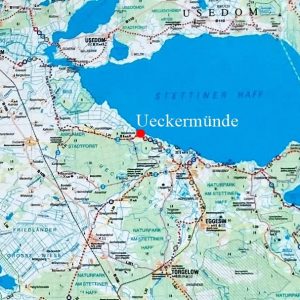 Routenkarte Ueckermünde Vorpommern 2022