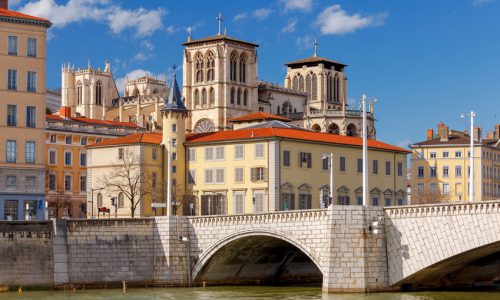 Lyon Altstadt Brücke