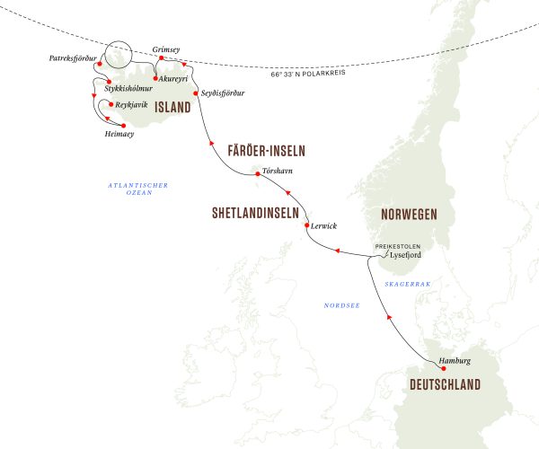 Hurtigruten Island, Shetland- und Färöer-Inseln 2023
