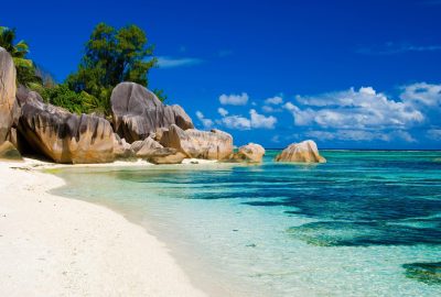 Kachelbild Seychellen Strand Image