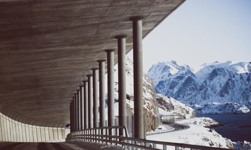 Auf dem Weg zur Fähre, Nowegen