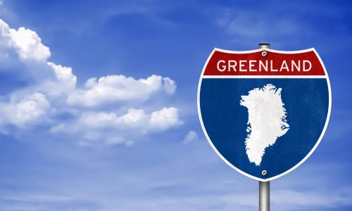 Ostgrönland 2026 Kartenschild Grönland