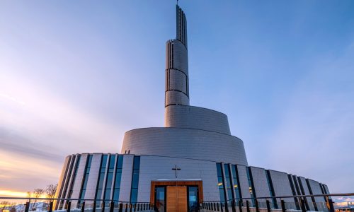 Nordlicht-Kathedrale in Alta