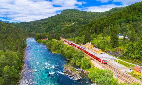 Bergenbahn Norwegen Hurtigruten