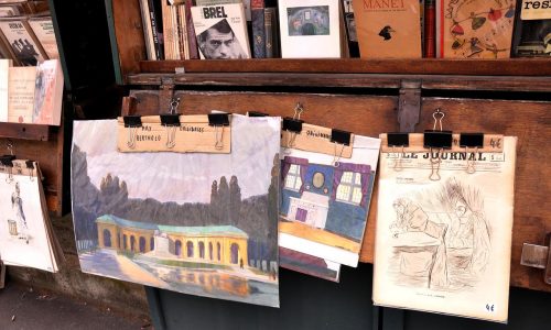 Zeichnungen Markt Frankreich